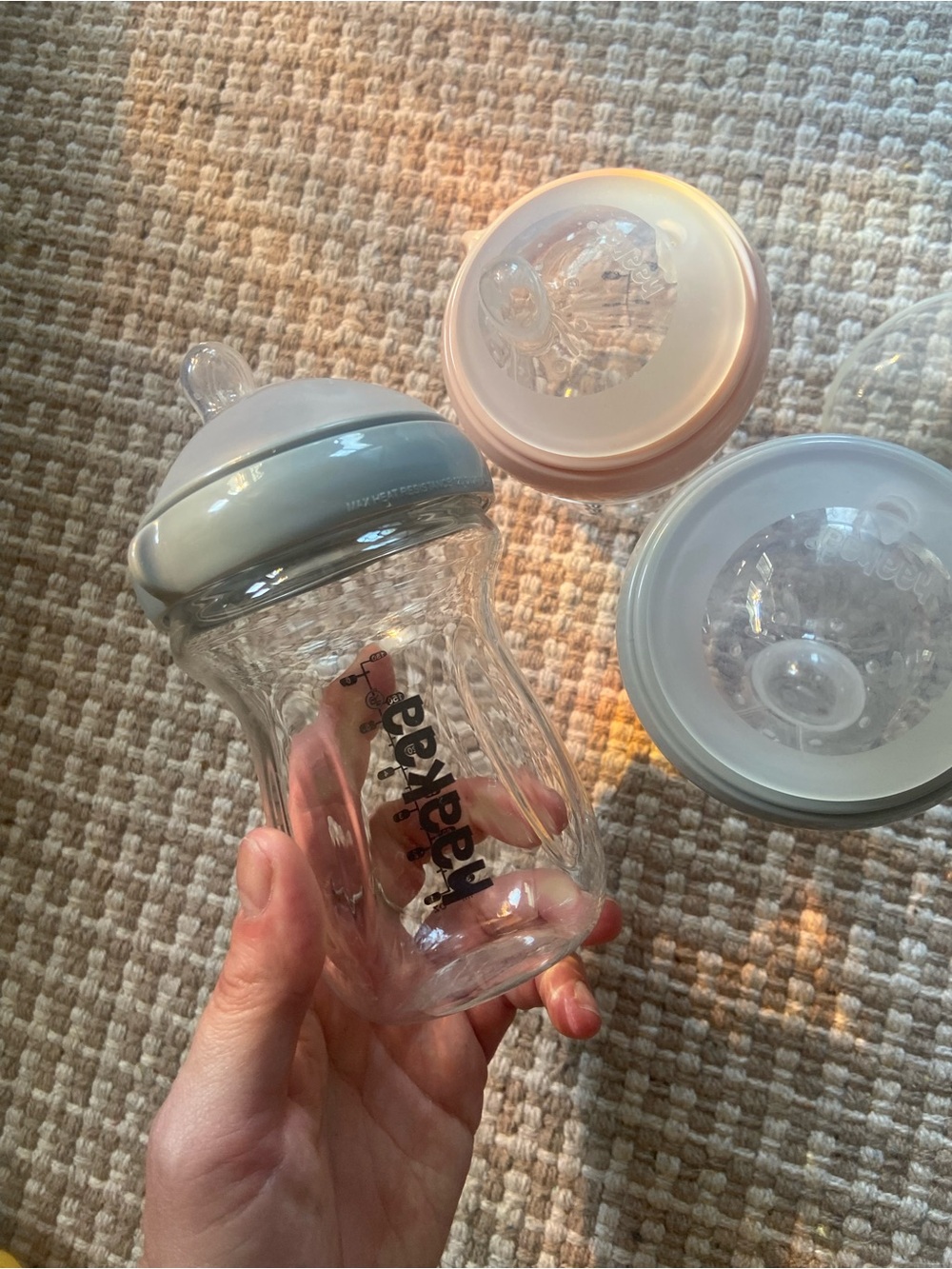 Haakaa glass baby bottle bundle